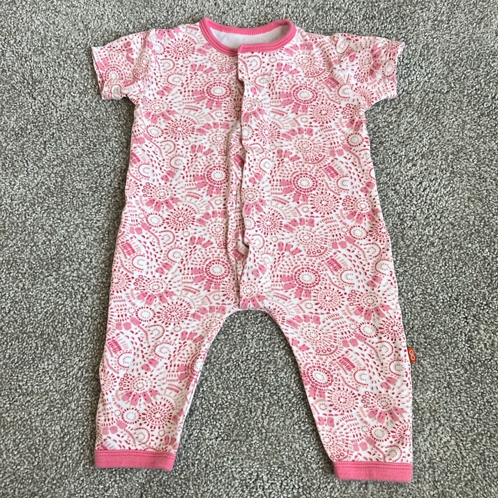 Magnetic Me short sleeve romper 6-9 months
